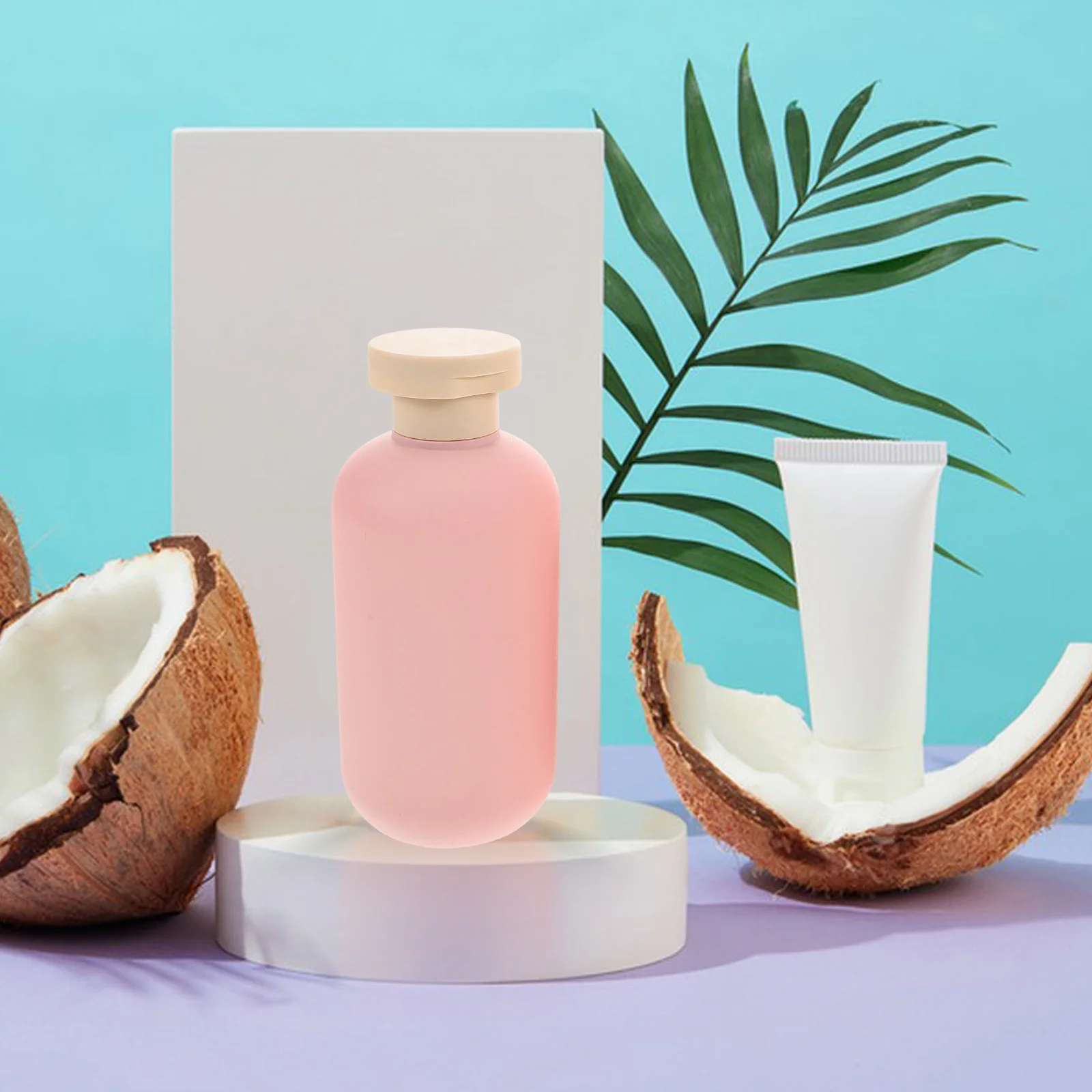 Bouteilles de douche rechargeables étanches, 3 pièces, conteneurs à presser roses de taille de voyage pour shampoing, Lotion de lavage du corps, adaptées aux enfants