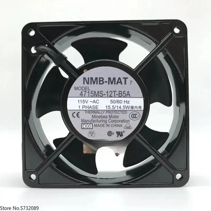 

Genuine Japanese/NMB 12038 115V 4715MS-12T-B5A axial flow cooling fan