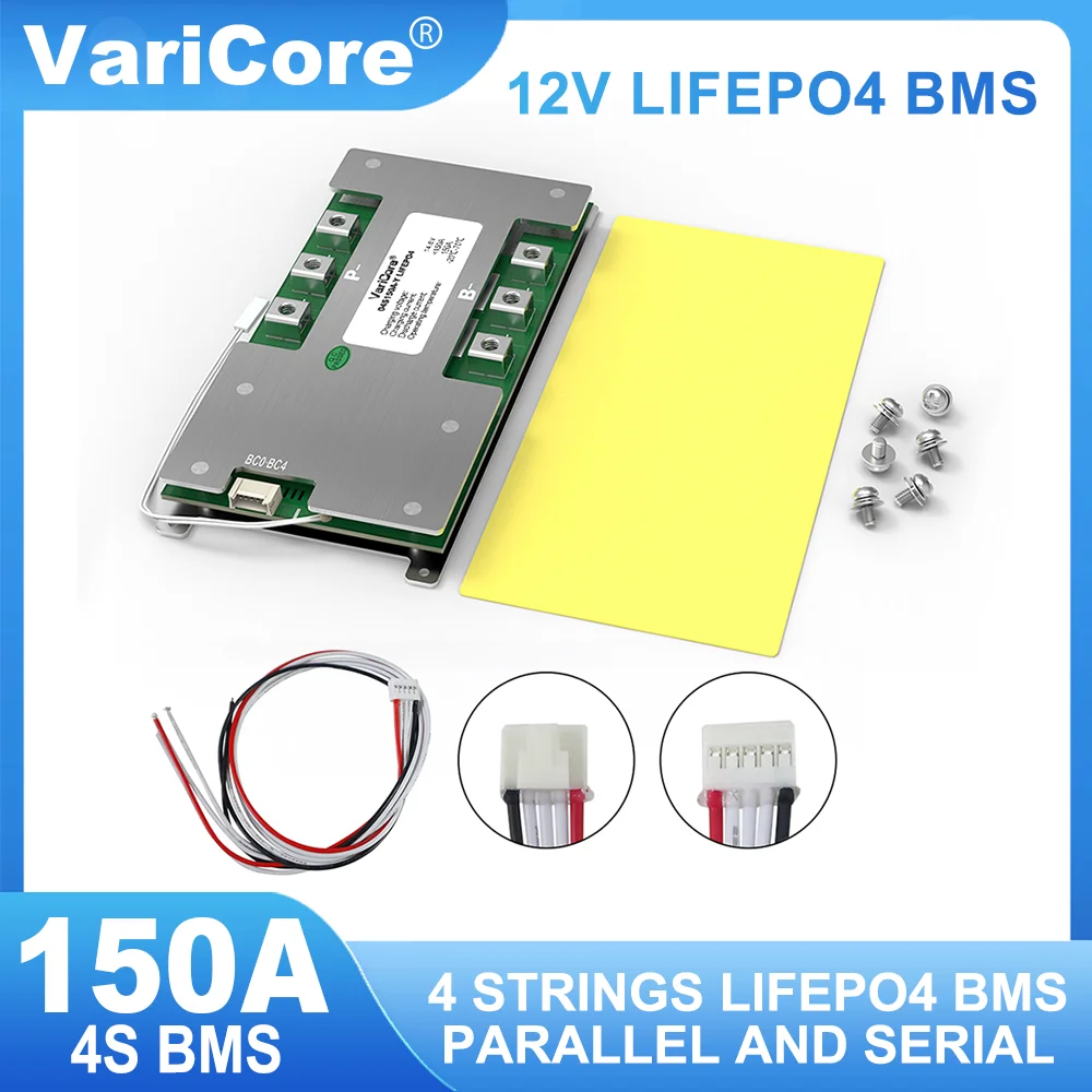 

VariCore 4S BMS 12 В 150 А LifePo4 автомобильный стартер Power Balance автомобильный стартер литиевая батарея Защитная плата