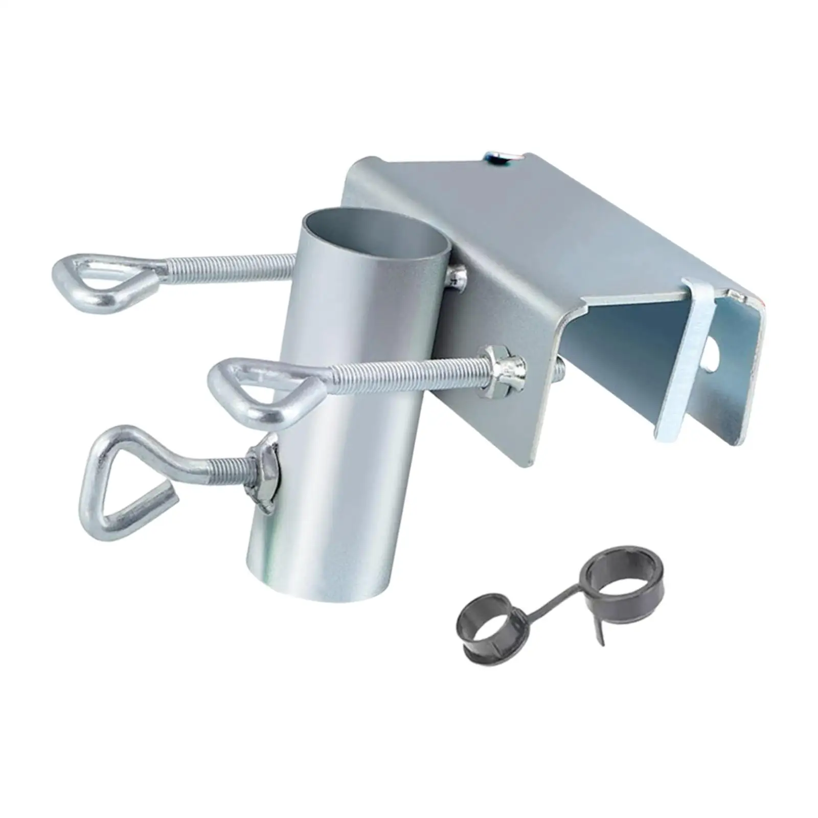 Patio Umbrella Clamp Bench Deck Umbrella Stand Easy Installation Parasol Holder