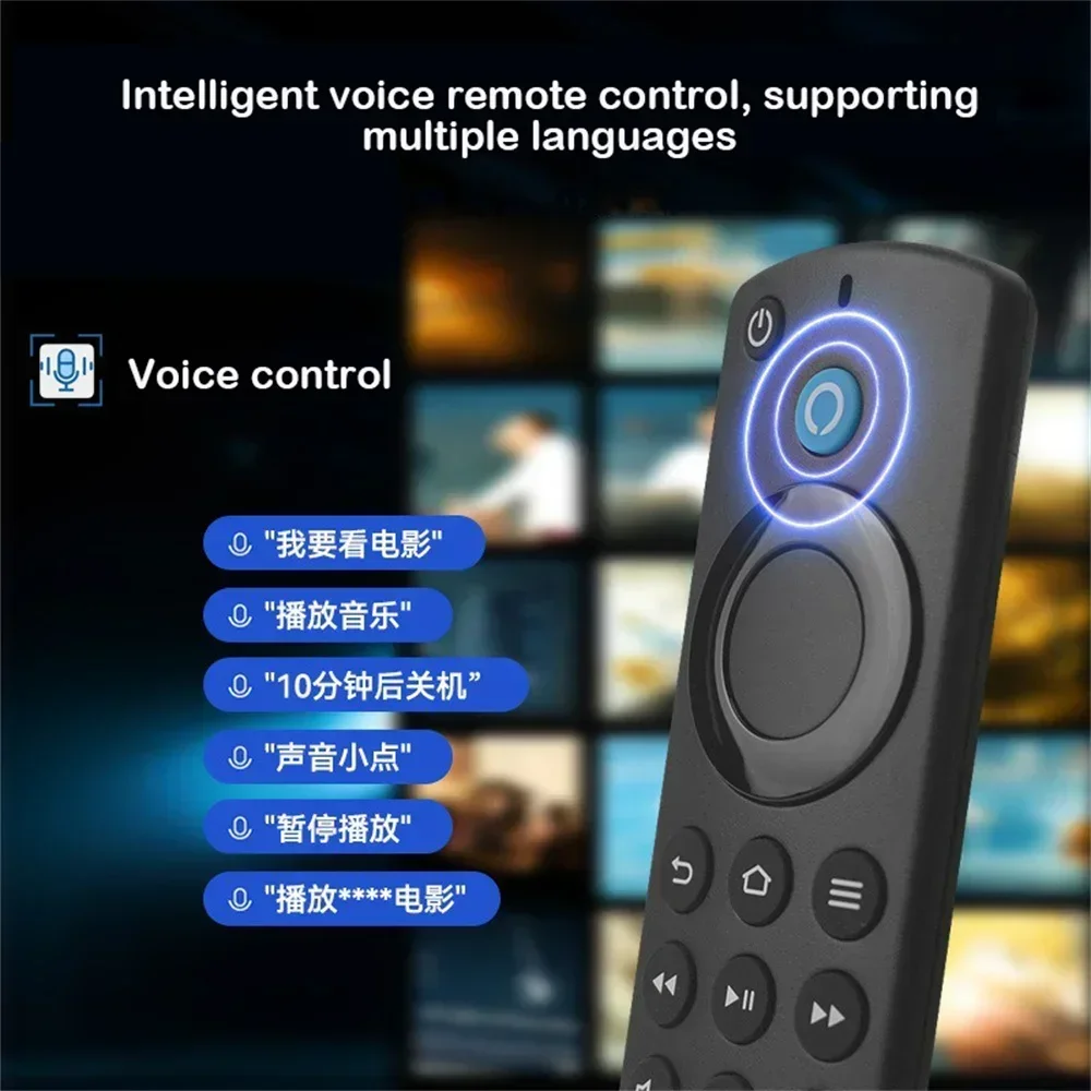 Voice Replacement Remote Control L5B83G Compatible with Fire TV Stick 2nd/3rd /4k Fire TV 3rd Generation for Amazon Fire TV