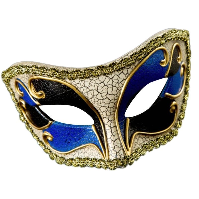 Hombre Mujer Mascarada Media Cara Halloween Eyemask Mascarada Disfraz Decoración