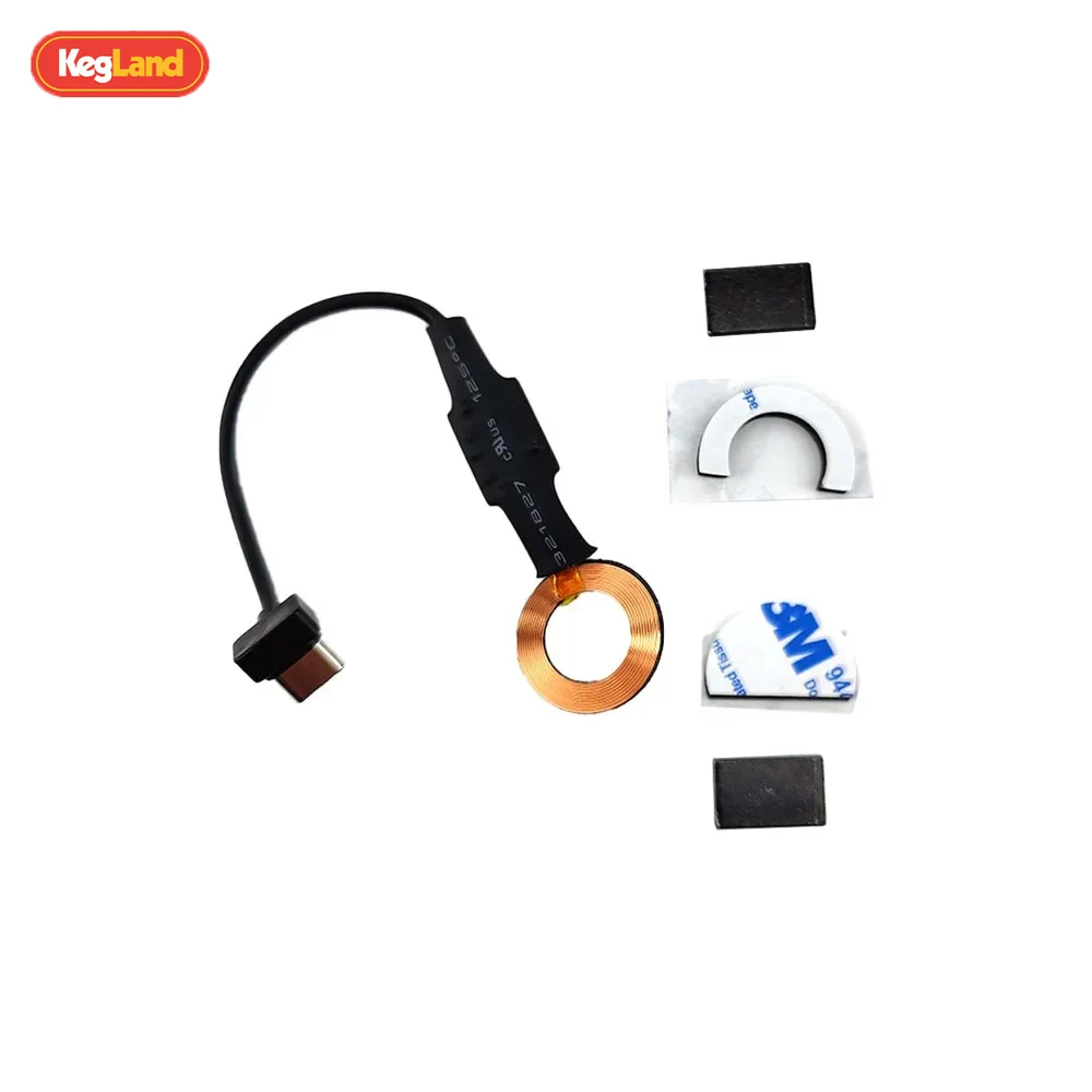 Kit de carregamento sem fio KegLand Barebones para hidrômetro de pílulas RAPT - bobina e pesos apenas cerveja caseira