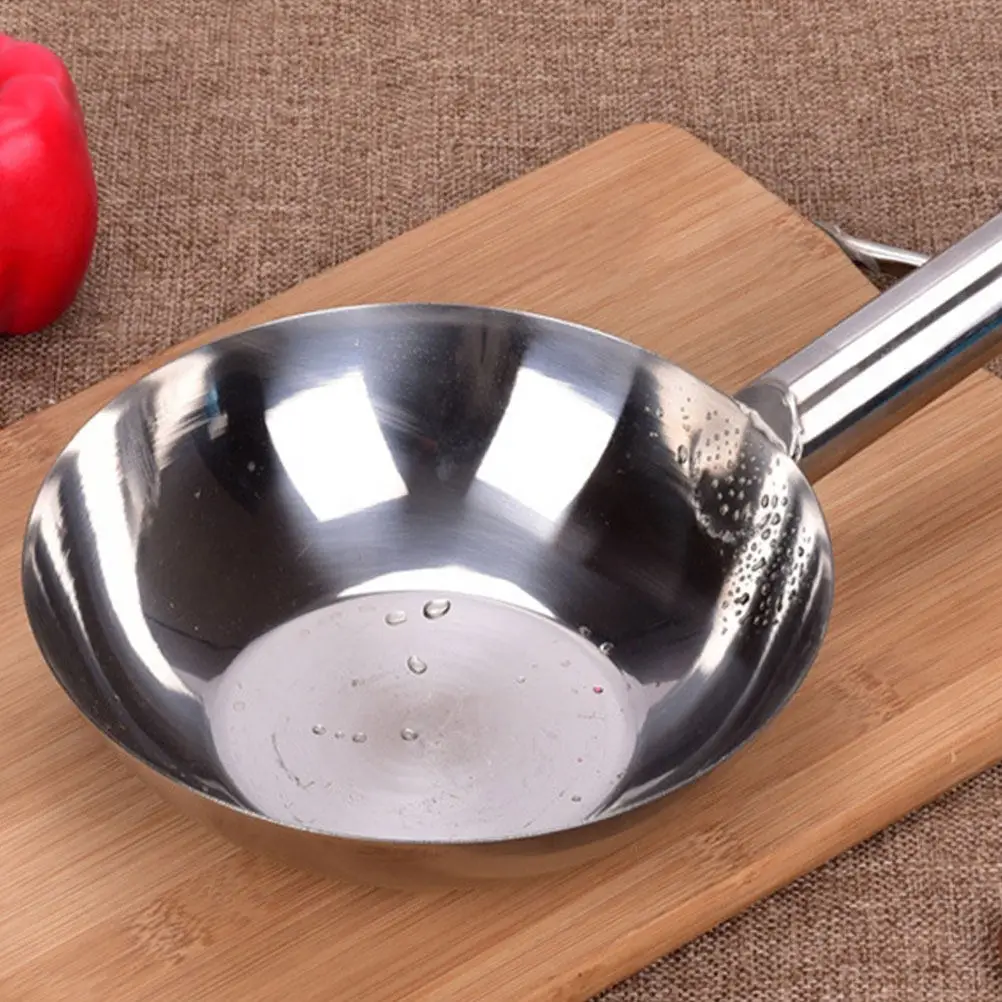 Stainless Steel Water Ladle Heavy Duty Kitchen Ladle Spoon for Washing Fruits Vegetables Soup Serving and Garden Watering Use