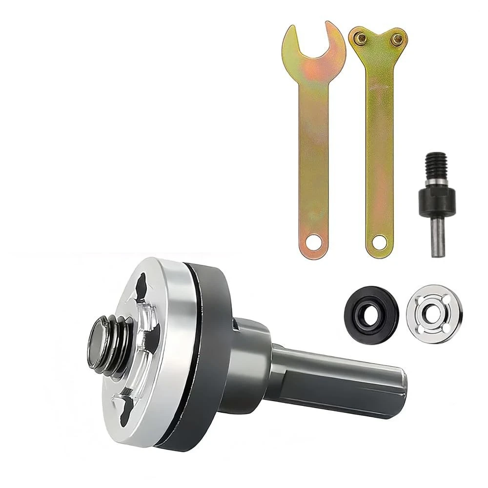 M10 10mm Electric Drill to Angle Grinder Converter Connecting Rod Adapter Set Grinding Cutting Disc Power Tool Accessory