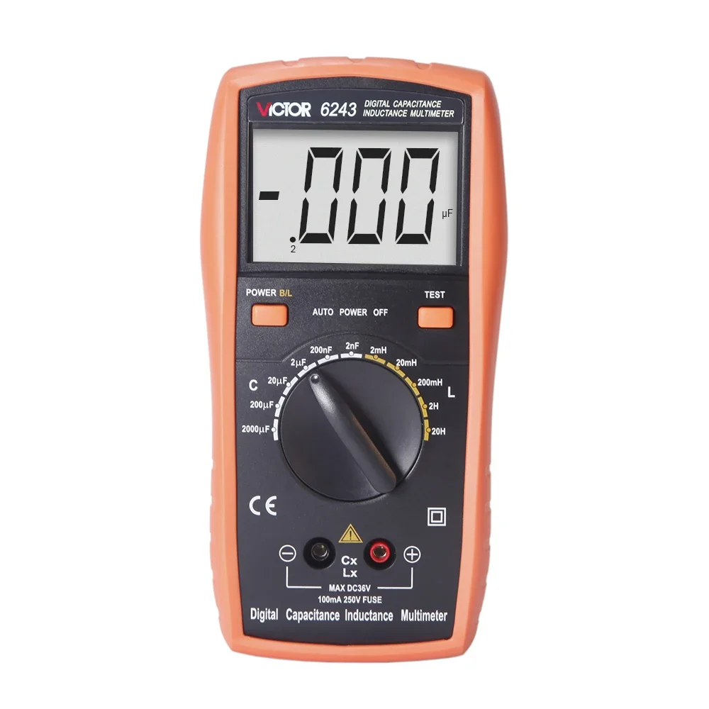 

6243 RuoShui Digital Capacitance Inductance Meter LCR Meter