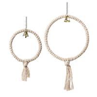 Parrot Climbing Rope Boredom Breaker Nest Swing Parrot Toy Chew Play Toy for Parakeet Canary Cockatoos Cockatiels Pet Supplies