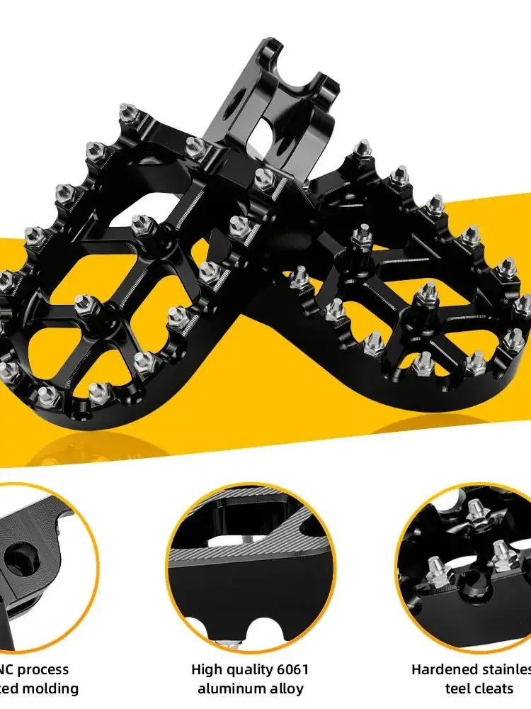 AliExpress JFGRACING For CRF125 250R 250L XR300L 150R KAWASAKI KX250F 250X Motorcycles Foot Pegs CNC Aluminum Anti-Slip ebike Pedals Accessories