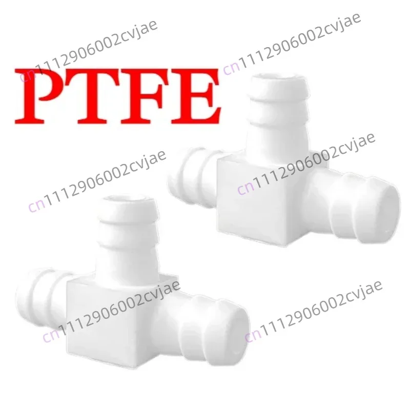 4mm 6mm 8mm 10mm 12mm Hose Barb Tee 3 Way Splitter PTFE Pipe Fitting Connector LAB