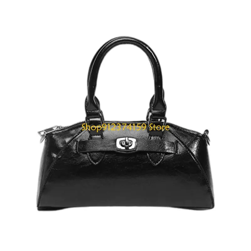 

G5AE Elegant Small Crossbody Bag With Adjustable Strap PU Leather Shoulder Bags Casual Handbag For Daily Commute Office Use