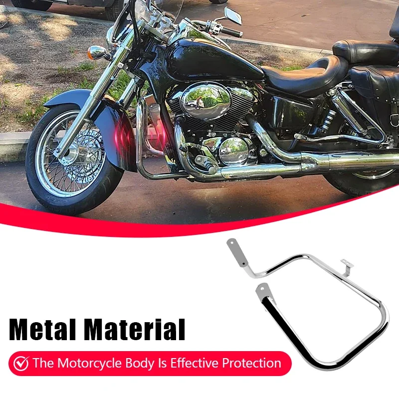 Chrome Motorcycle Accessories Engine Guard Crash Bar Highway Frame Bumper For Honda Shadow ACE VT750 VT400 1997-2003 2002 2001