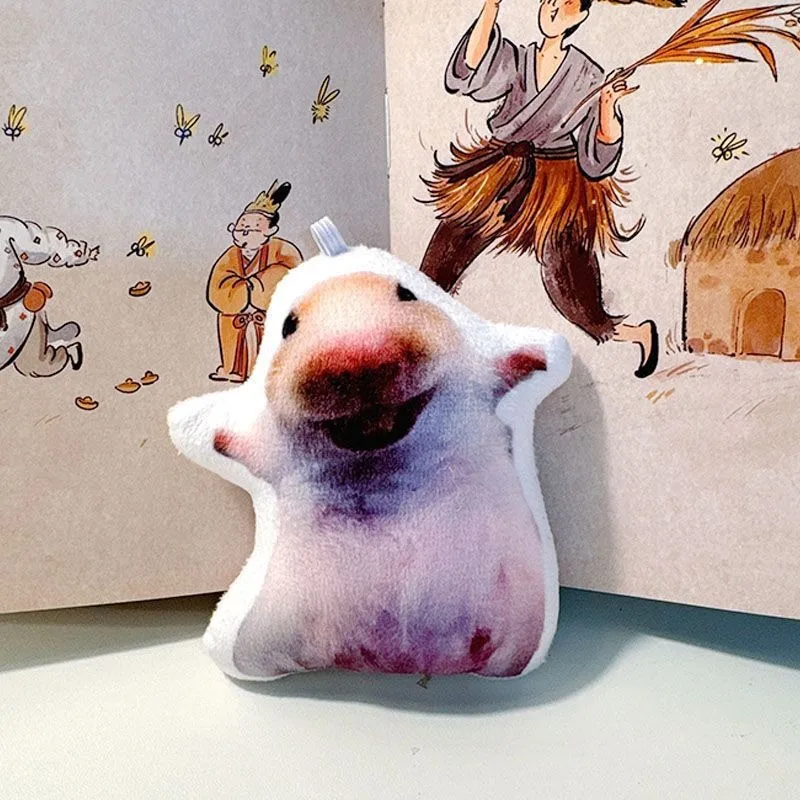 

Новый кулон с голосом мыши Ха-ха, кукла с голосом хомяка, забавная периферия для домашних животных, милый брелок для ключей, сумка, подвеска, забавные игрушки для детей