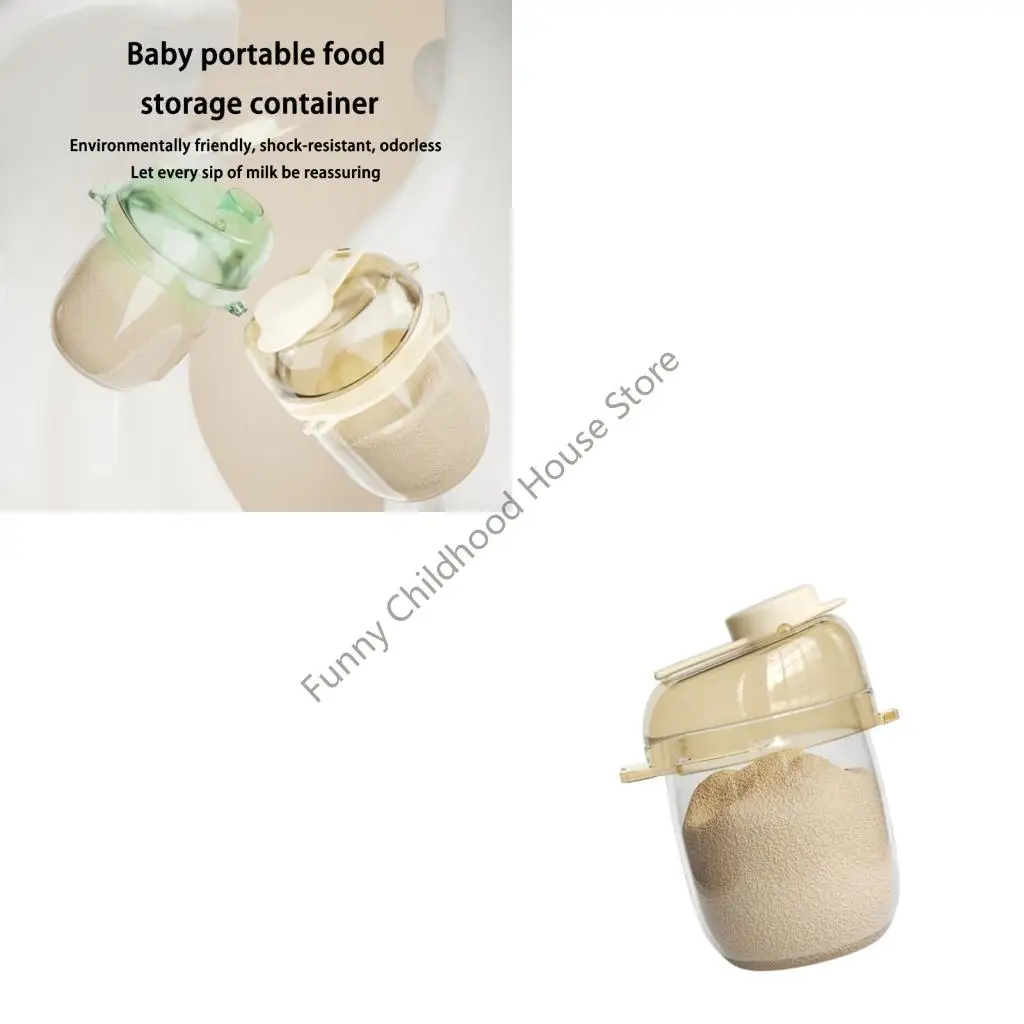

D0LA Portable Milk Powder Formula Dispenser Milk Powder Storage Case Formula Container Pot Box for Travel Outdoor