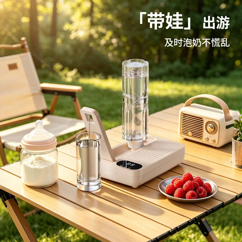 Desktop Instant Heating Water Dispenser, Integrated Foldable Compact Hot Water Kettle