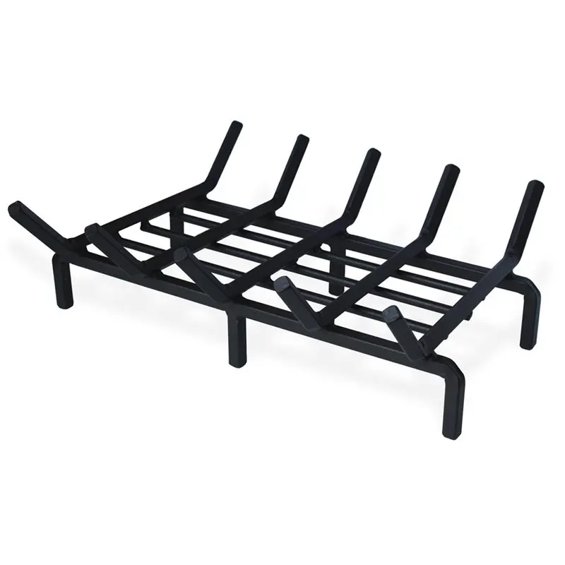 

【PRICE-DROP!】Fireplace Log Grate-Firewood Burning Holder-Heavy Duty Fire Pit Tray For Indoor Chimney Hearth Outdoor Use