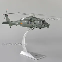 1:55 Diecast Aircraft Model Toy China Zhi-20 Gunship Helicopter Miniature Replica Collection