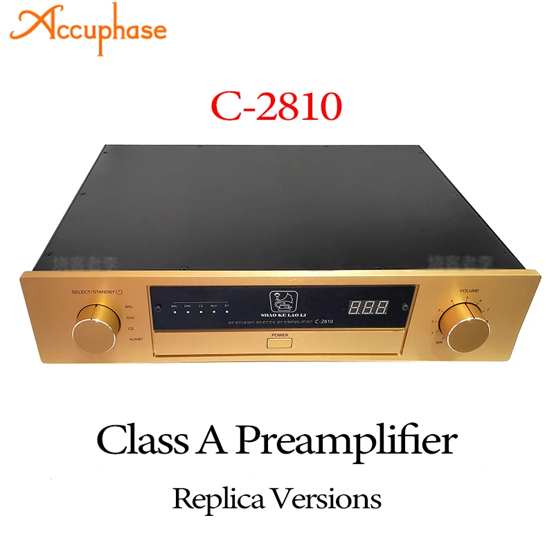 

Reference Accuphase C2810 Preamplifier Class A HiFi Home High-End Audio Sound Amplifier 1:1 replica of the original line