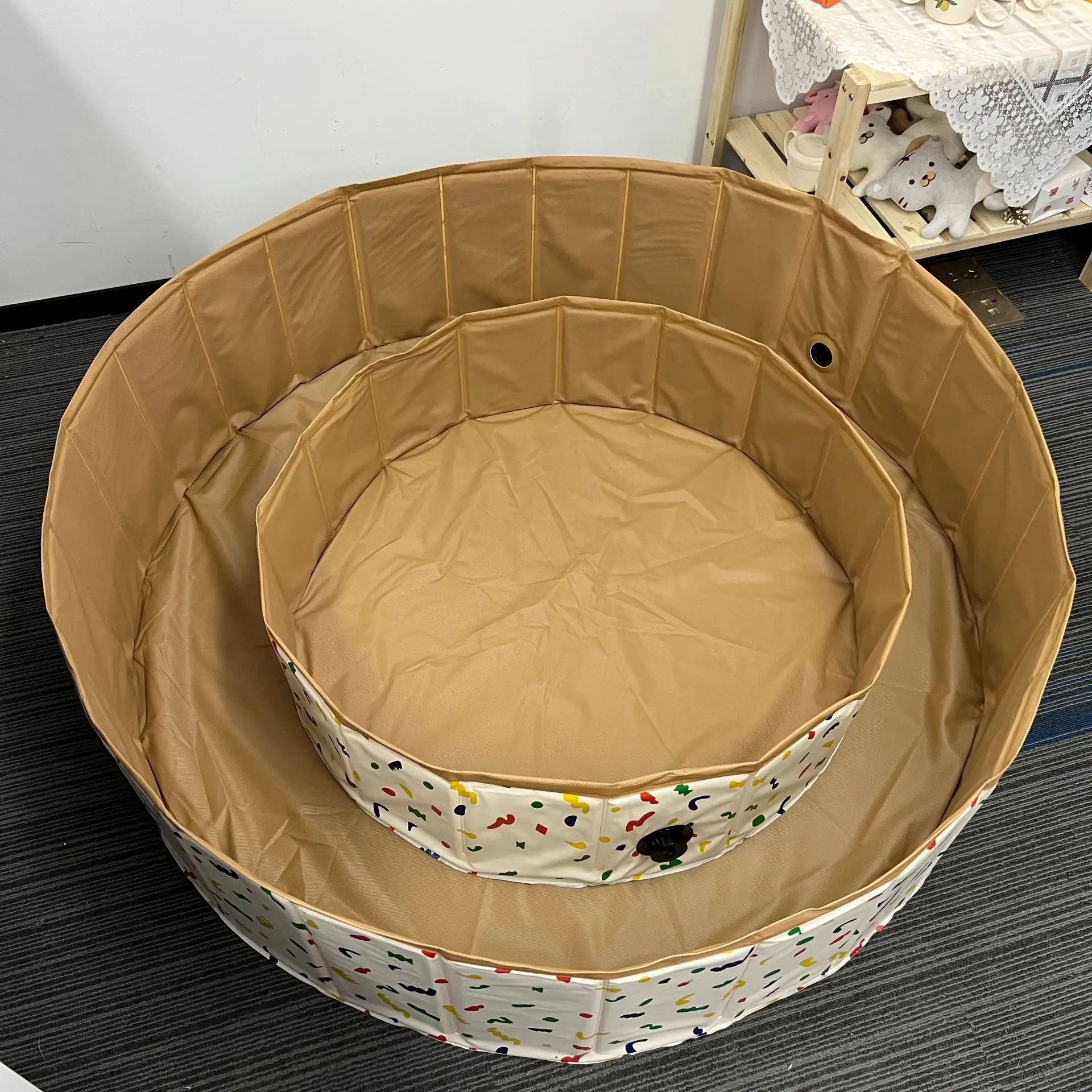 Piscine intérieure pour enfants, boules océaniques, piscine de jeu surdimensionnée, baignoire pliable pour bébé, piscine gonflable, bal