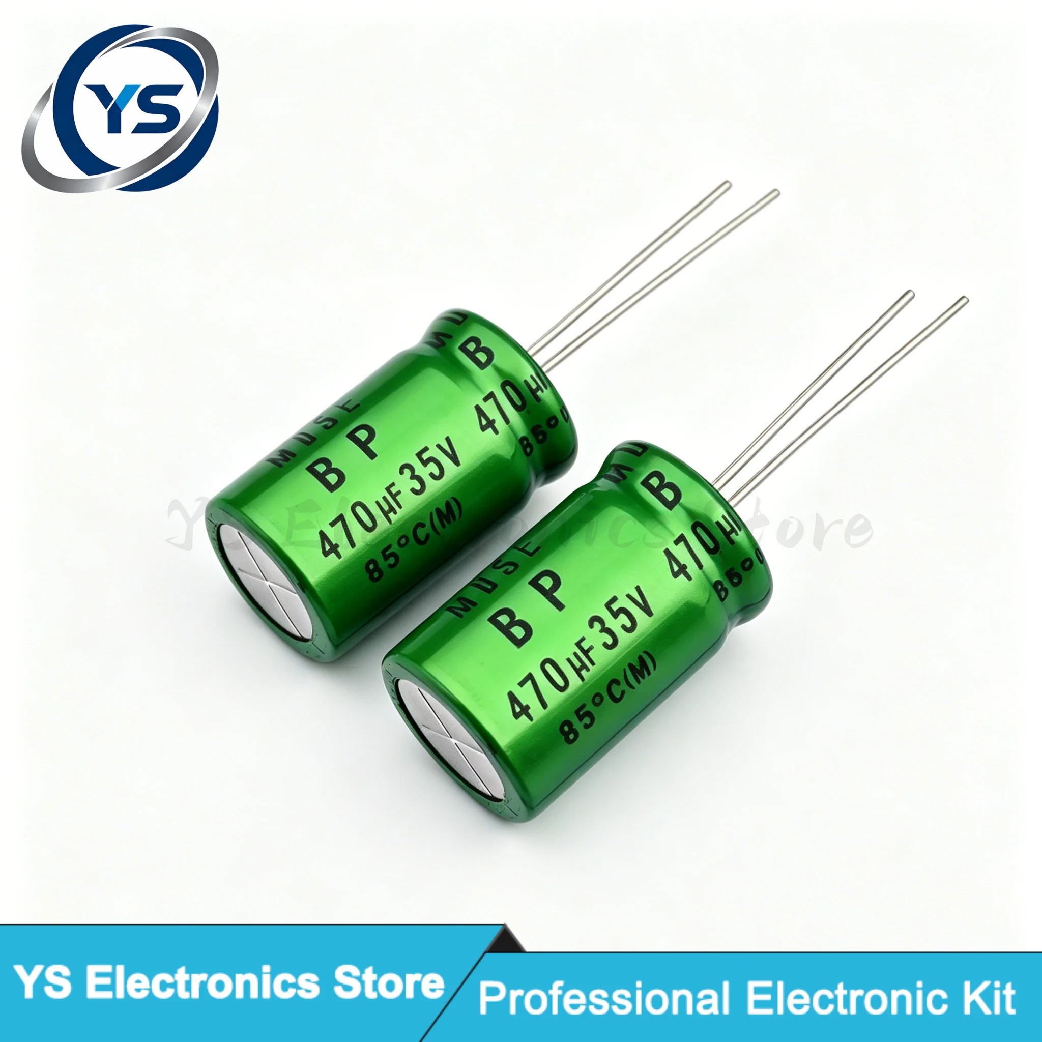 10pcs/lot Nichicon MUSE BP ES 1UF 10UF 22UF 47UF 100UF 220UF 470UF 16V 25V 35V 50V Non Polar HiFi Audio Capacitor Copper Feet