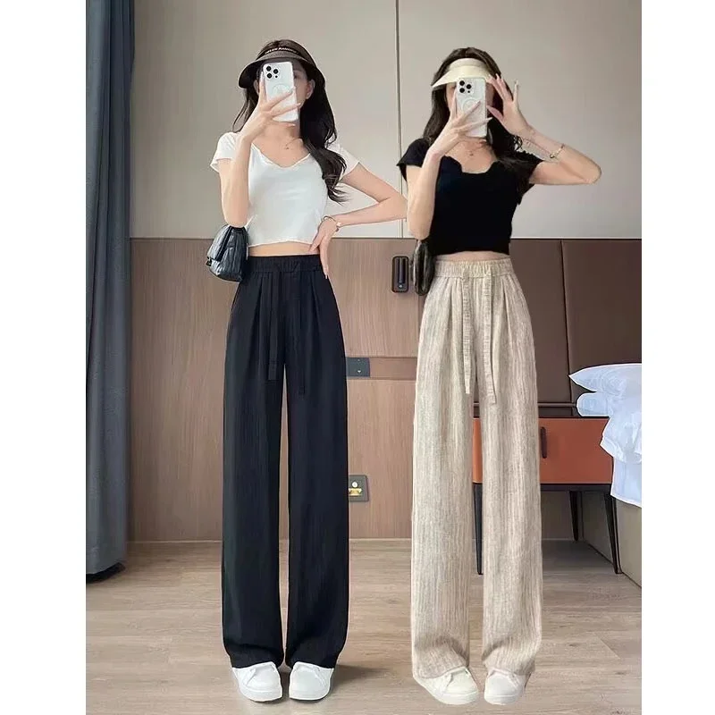 

GELITAYIN Pants Women Harajuku Streetwear Wide Leg Baggy Sweatpants Female Vintage Hip Hop Joggers Cargo Trousers