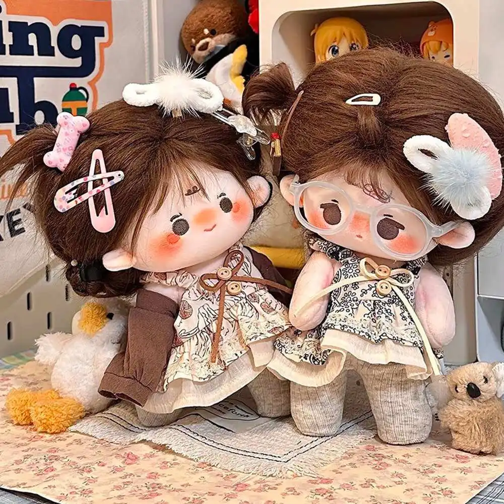 

For 20cm Idol Doll Doll Clothes Outfit Accessories Cute Mori Girl Style Dress Cosplay Plush Doll Clothes For Super Star Dolls