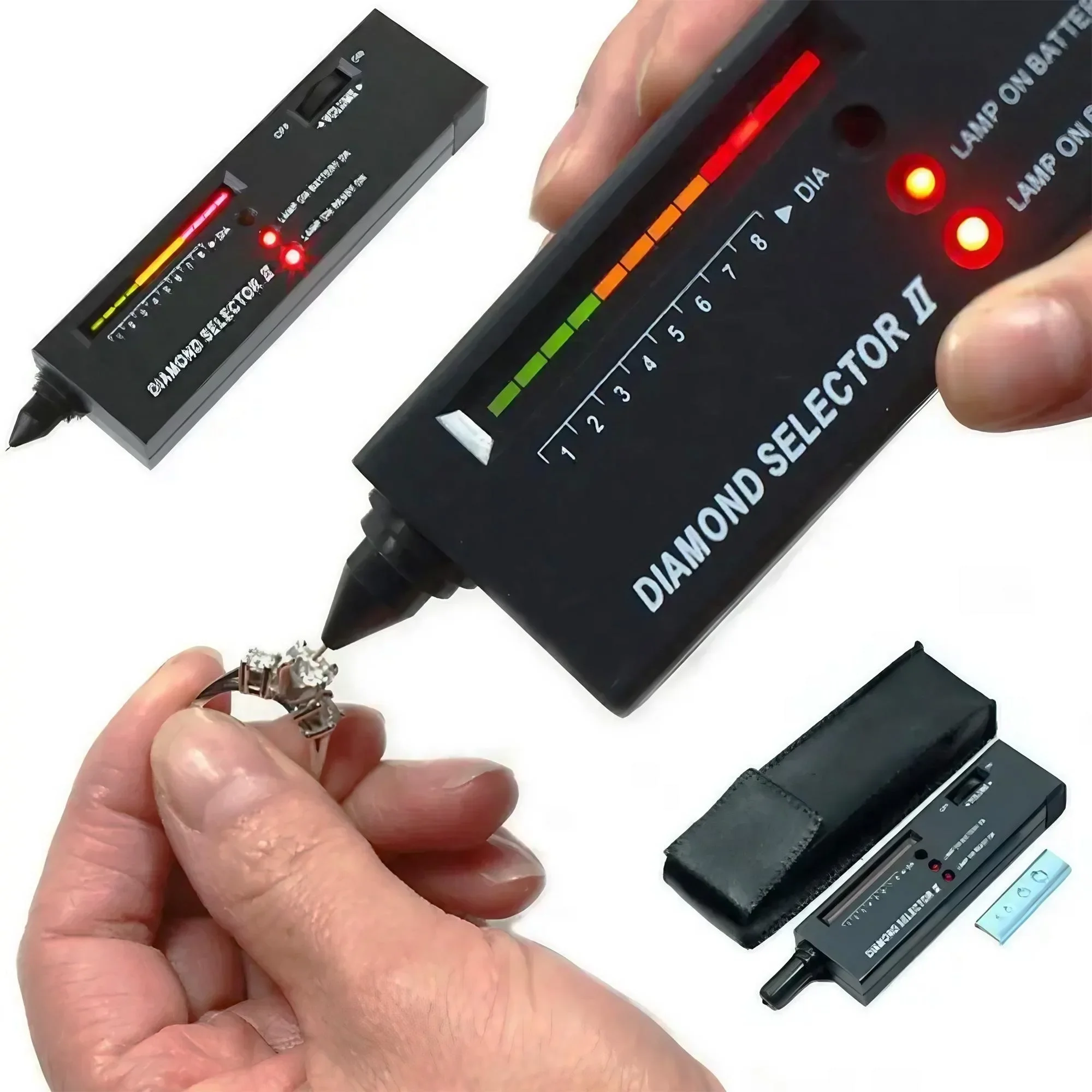 

STONEGO Thermal Conductor Diamond Pen Hardness Tester Detecting The Authenticity of Diamonds Jadeite Jade Portable Test Tool