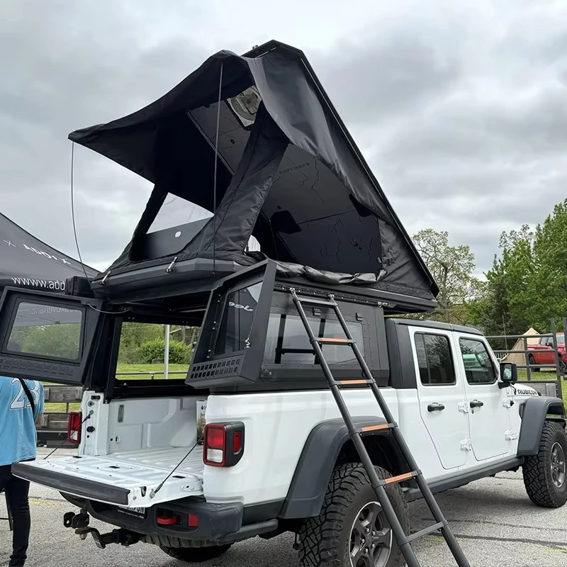 Innovative Durable Waterproof UV Resistant Quick Setup Roof Top Tent for Pickup Trucks for Off-Road Camping