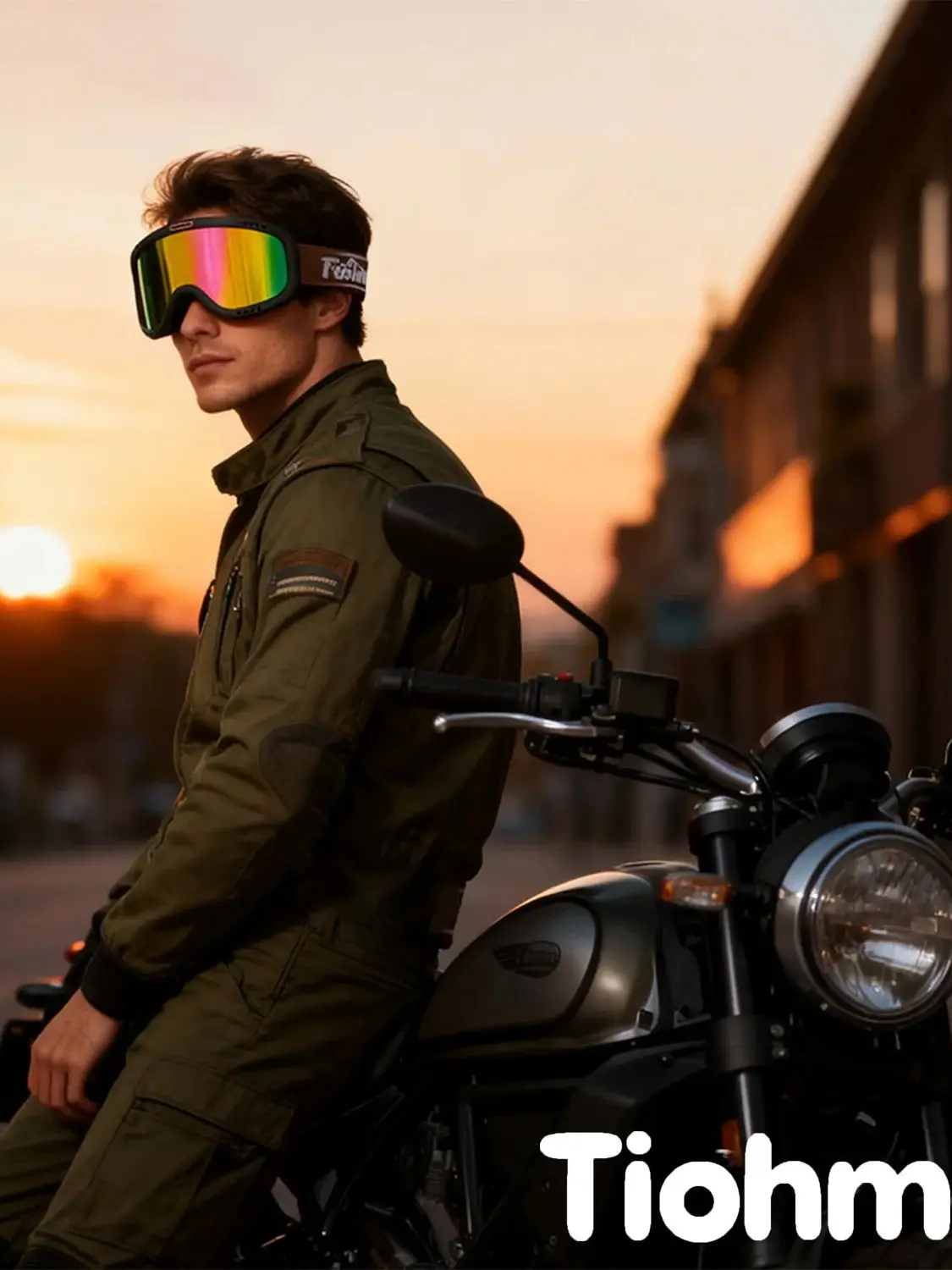 AliExpress NONE Retro MX Motorcycle Goggles Motocross Glasses Off-road Sunglasses Unisex MTB ATV Mask Windproof Protection Cycling Racing Goggle