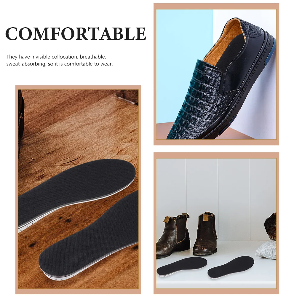

2 Pairs Increasing Heightening Insoles Shoes Heel Lifts for Men and Women Cushion Boosting
