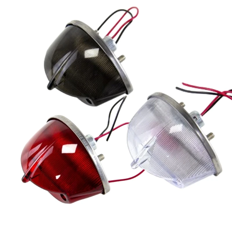 

Universal Retro Motorcycle Tail Rear signal Light ABS Motor Brake Stop Directional Lights For WIPAC WP Lamp england Taillight