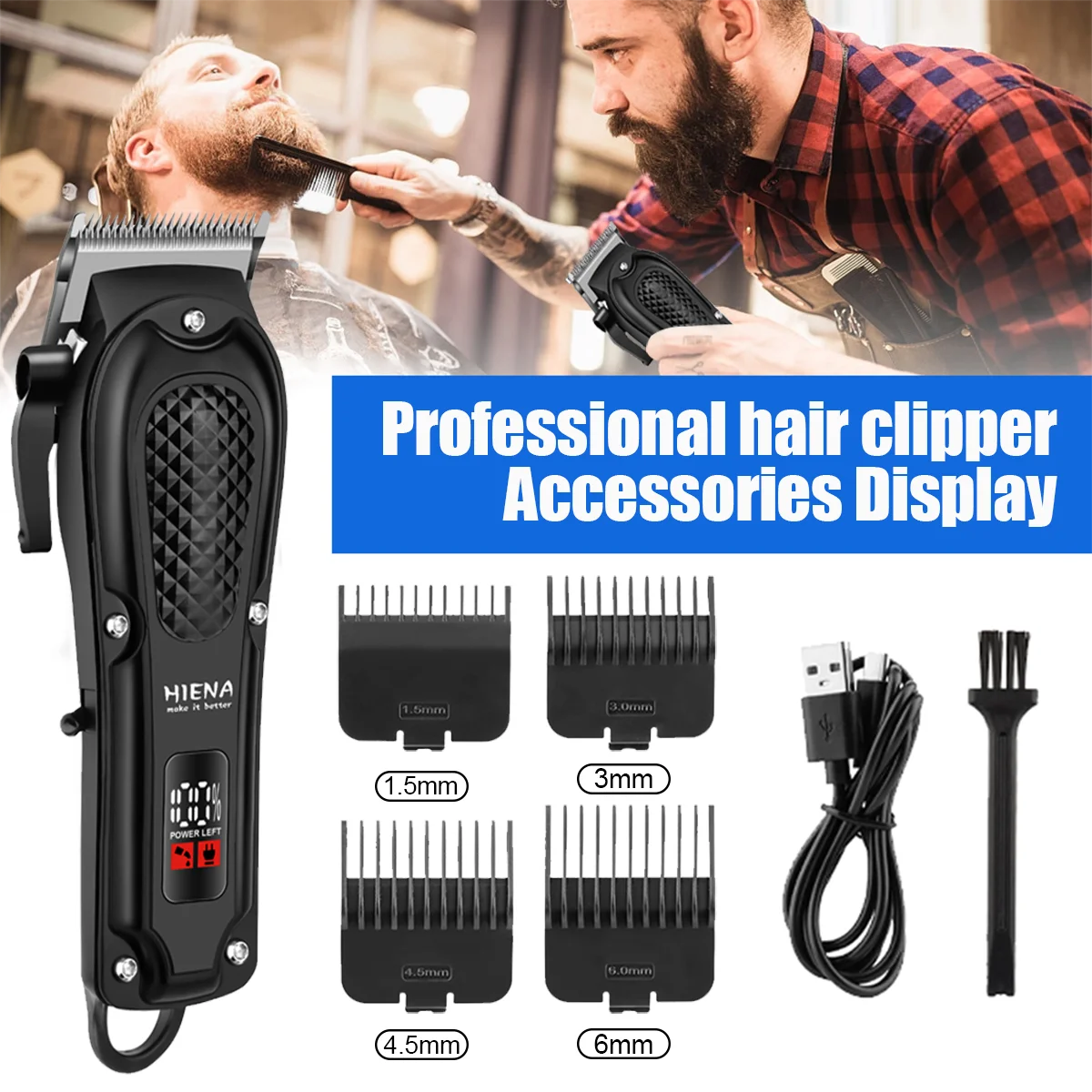 Hiena Hair cutting machine Trimmer hair clipper home appliance Professional hair clipper trimmer for men hyn-212