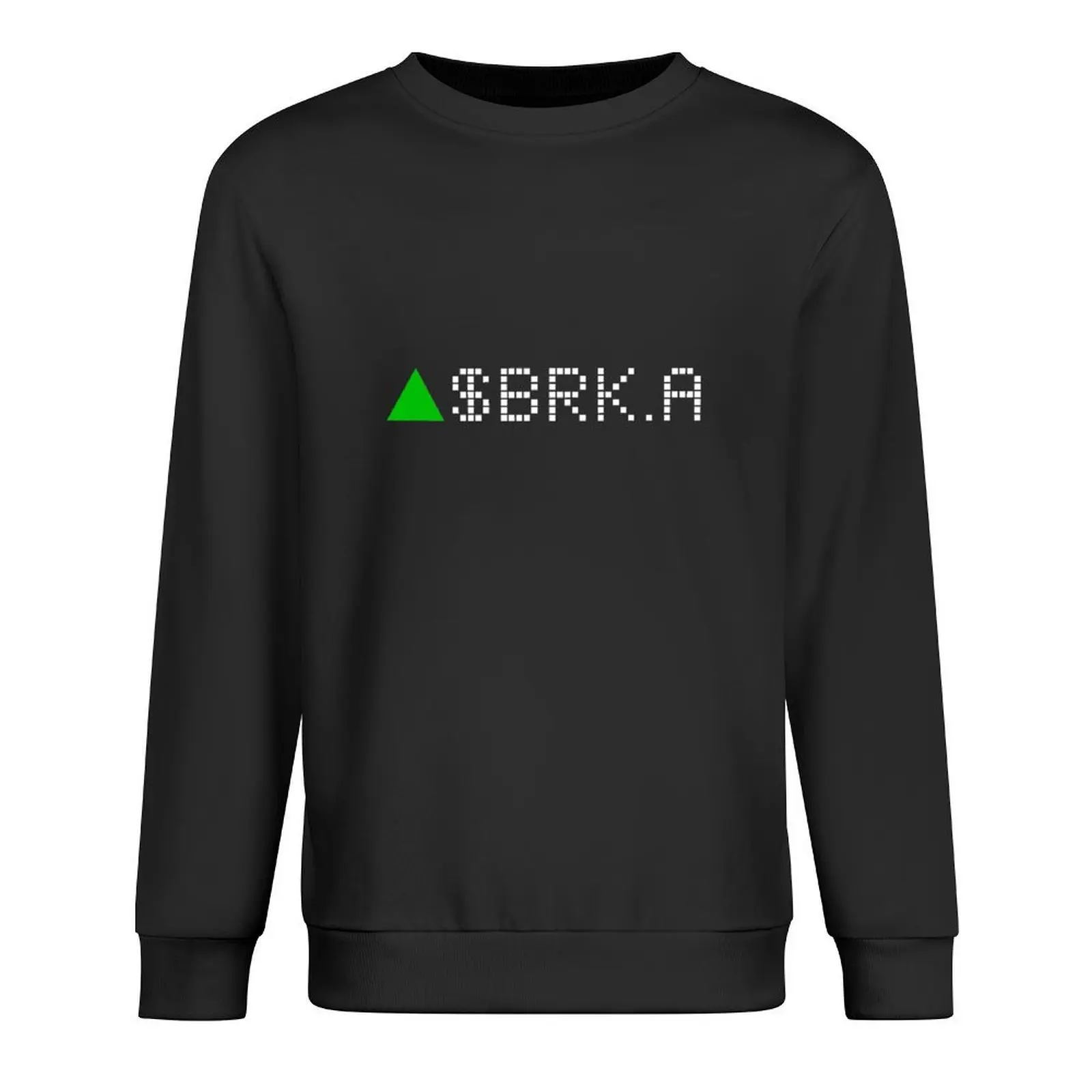 

Berkshire Hathaway Inc. Class A Stock Ticker Green - White Font Pullover male clothes mens clothing men's clothing hoody