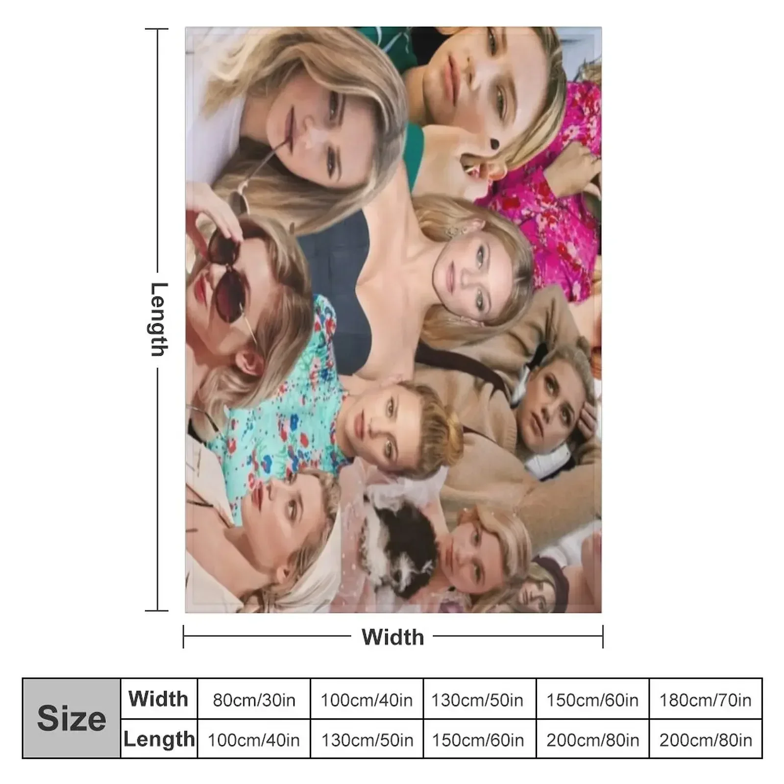 Editing Lili Reinhart Throw Blanket couch cozy soft plush fuzzy picnic outdoor blanket