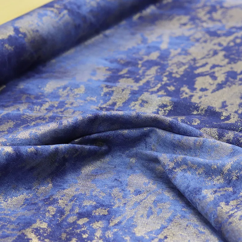 

Промытая джинсовая ткань, утолщенная ткань для одежды, куртка ханьфу, штаны, креативный дизайнерский материал ручной работы «сделай сам» для шитья, оптовая продажа ткани