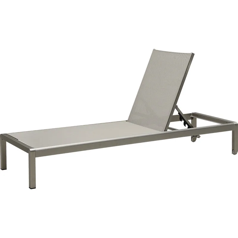 

Outdoor bed Aluminum alloy rattan bed Beach chair Outdoor swimming pool