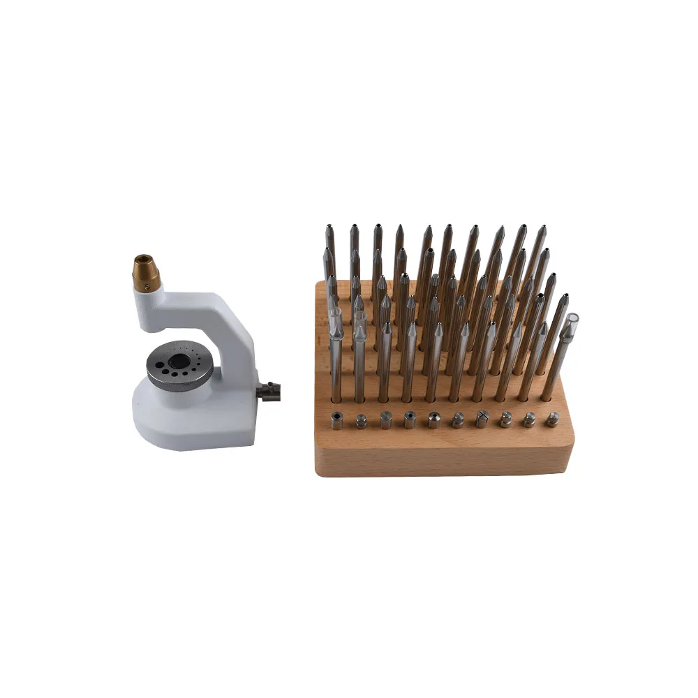 High Quality Watch Strap Punch Tool 60pcs Watch Repair Tool NO.5285  Set for  Watchmakers Staking Tool