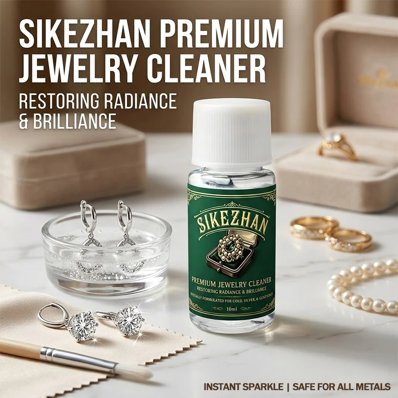 Multi-purpose Jewelry Cleaner for Fine Gold Silver and Precious Gemstones Shine Restoration Professional Care 10ml SIKEZHAN