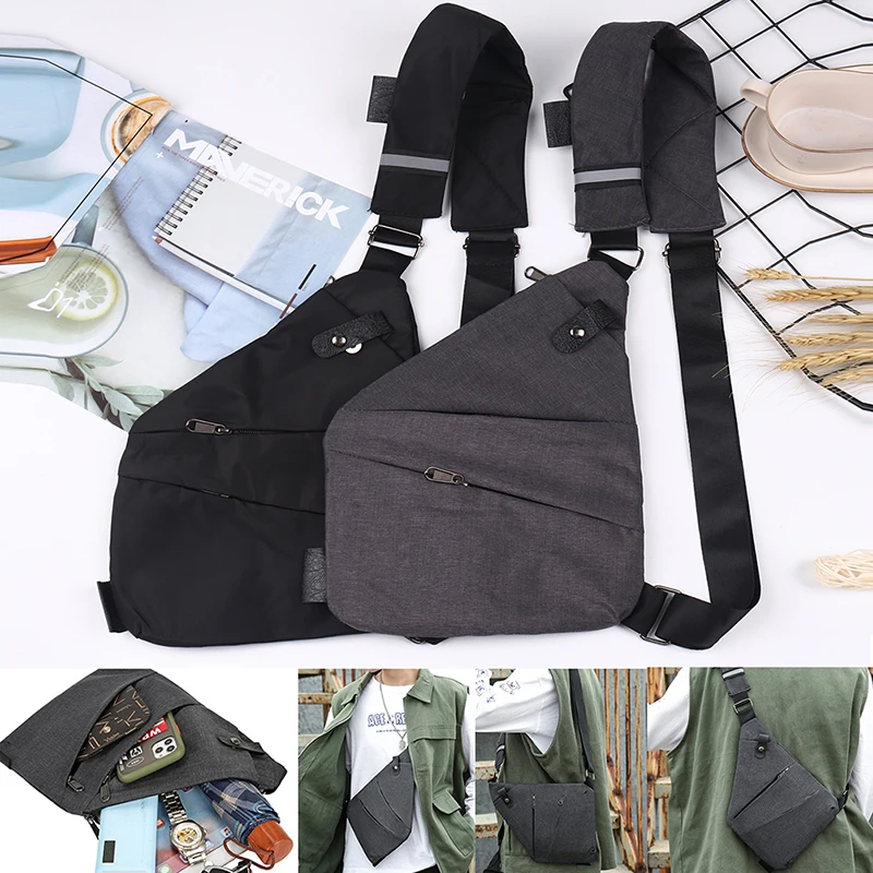 1PC Crossbody Bag Man Waterproof Personal Shoulder Pocket Chest Bag Cross body sling - Anti Theft Crossbody Bag