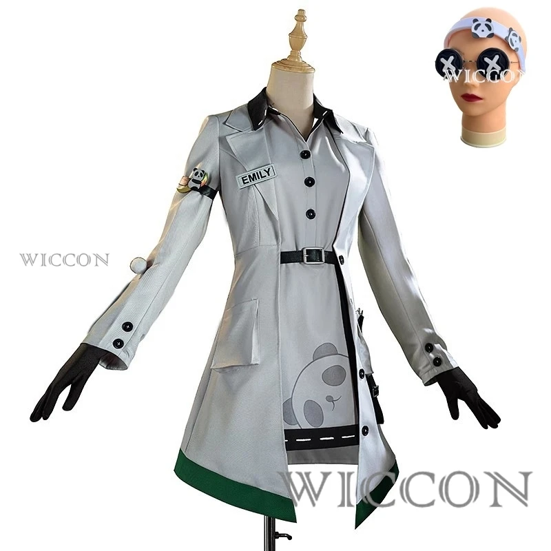 

Bamboo Guardian Cosplay Costume Identity V Doctor Emily Dyer Bamboo Shade Guardian Panda Cosplay Costume