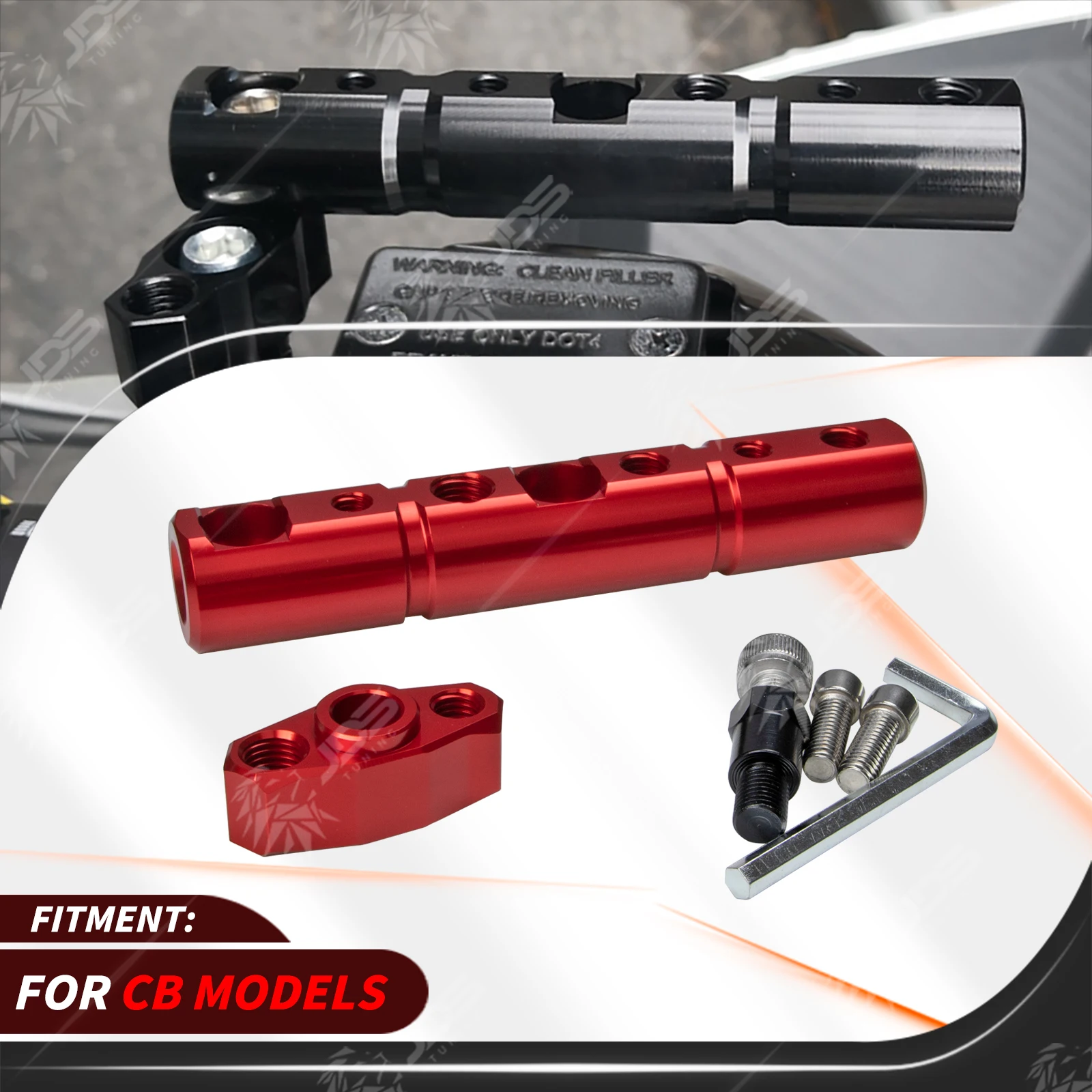 For HONDA CB 125/150/160/190/300/350/400/500/600/650/750 Multifunction Cross Bar Handlebar Crossbar Phone GPS Extension Holder