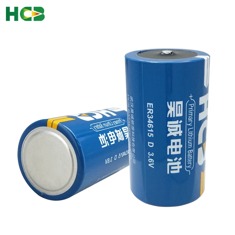 HCB ER34615 water and gas meters, flow meters, on-site temperature display instruments, CNC 3.6V lithium batteries