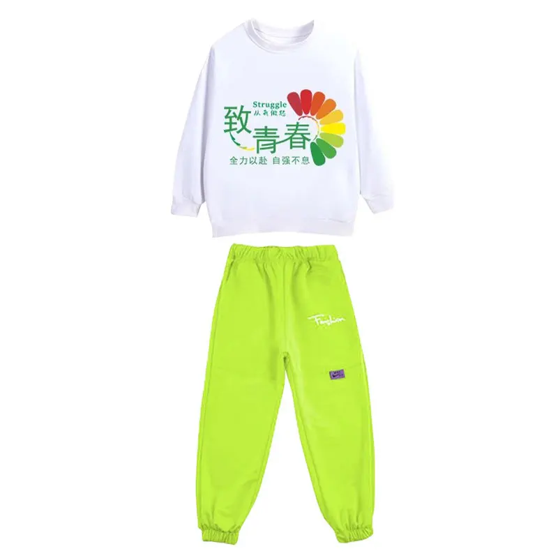 子供のチアリーディングユニフォーム、小学校のスポーツ、ダンスパフォーマンス、幼稚園の学生