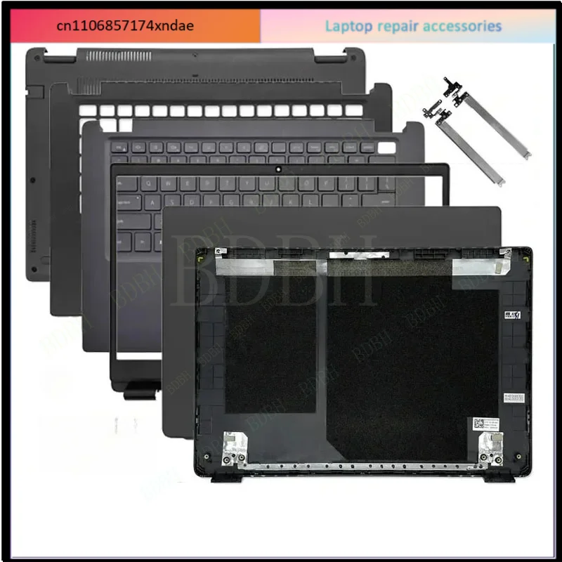 For Latitude 3410 E3410 Laptop LCD Rear Cover/Front Frame/Palm Pad Keyboard/Bottom Cover/Hinge 0GMYC0 00MC2P 0VMY1K Black