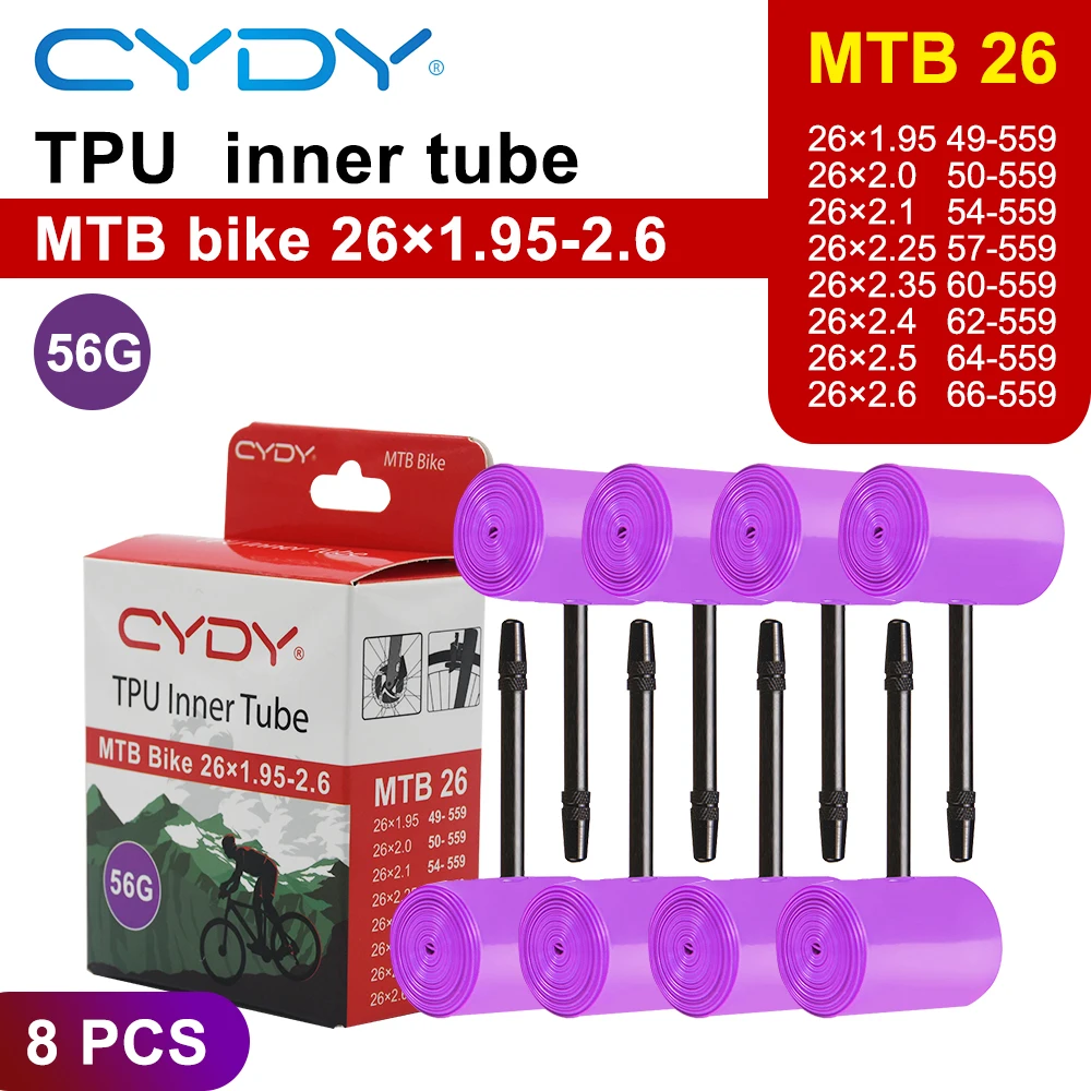CYDY TPU MTB Fahrradschlauch 29 26 27.5 29x1.95 2.0 2.1 2.2 2.3 2.4 2.5 2.6 Zoll Mountainbike-Reifen Pneu 29er