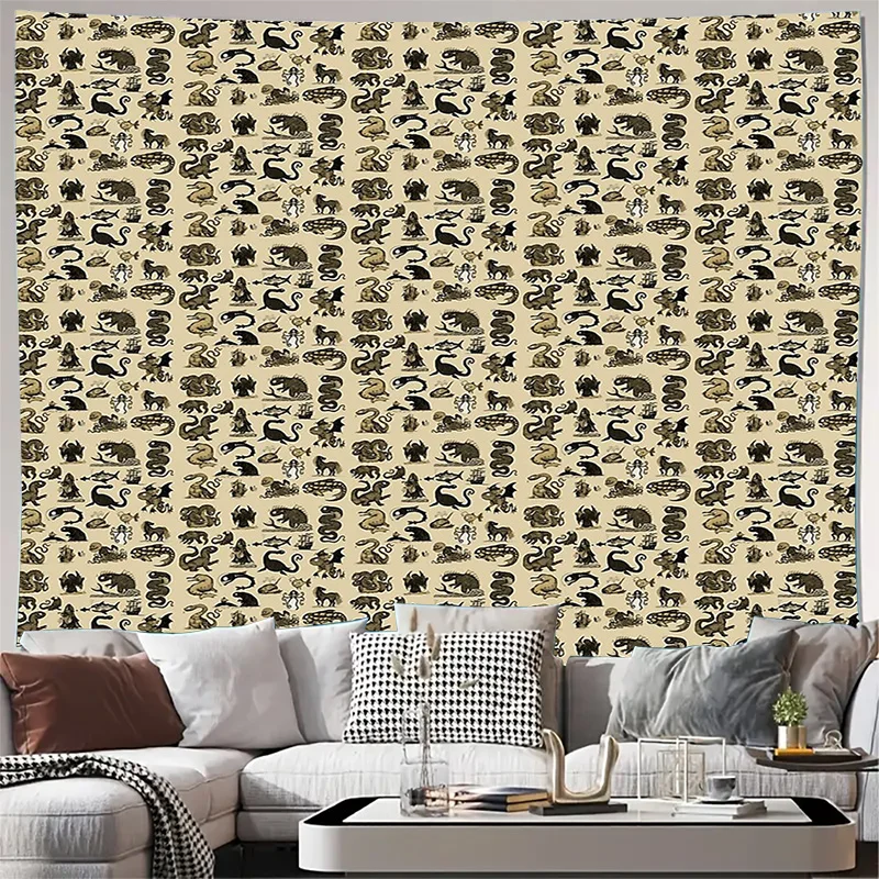 البوهيمي نسيج الجدار الشنق ديكور الغرفة الجمالية خمر الأزهار جدار الفن طبيعة المشهد المنسوجات المنزل النوم جدار تغطي Got #1