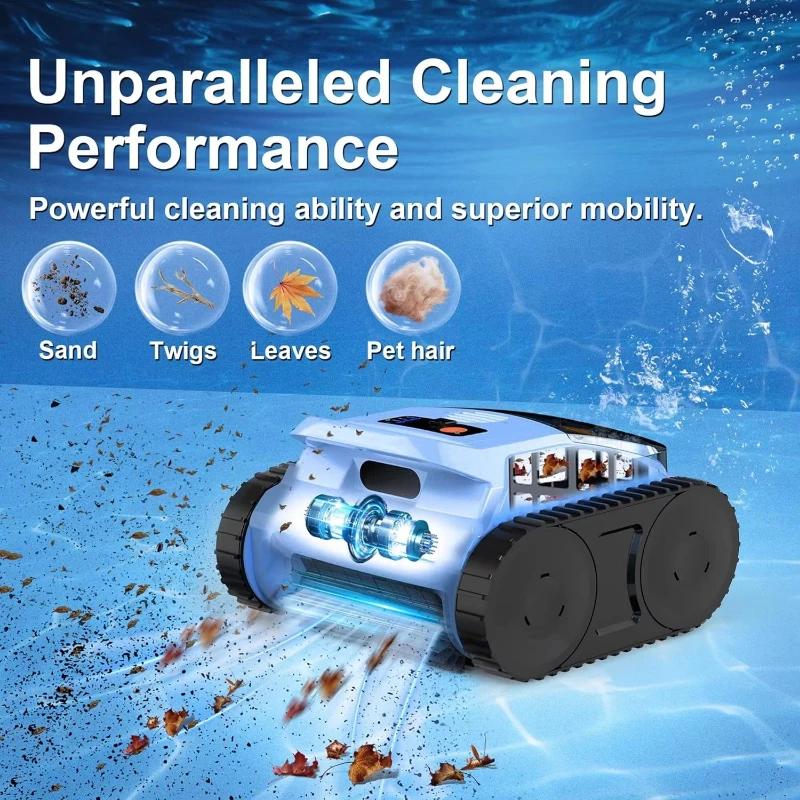 Automatic pool crawl vacuum cleaner robot, intelligent pool cleaning tool, pool cleaner