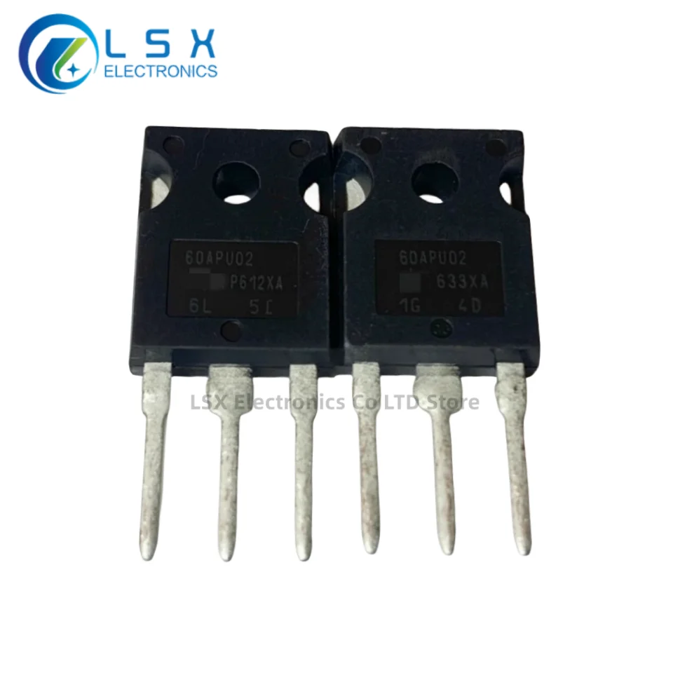 New Original 10Pcs 60APU02PBF 60APU02 60CPU02 TO-247 60A 200V Fast Recovery Diode