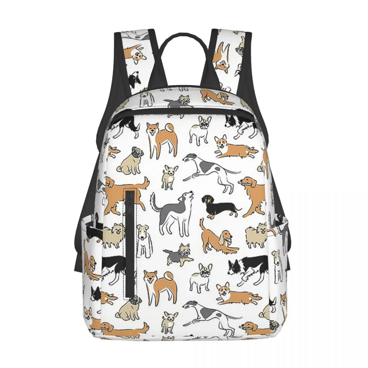 

Рюкзак Border Collie, вместительный рюкзак для мальчиков и девочек, школьная сумка, сумки на плечо для мужчин и женщин