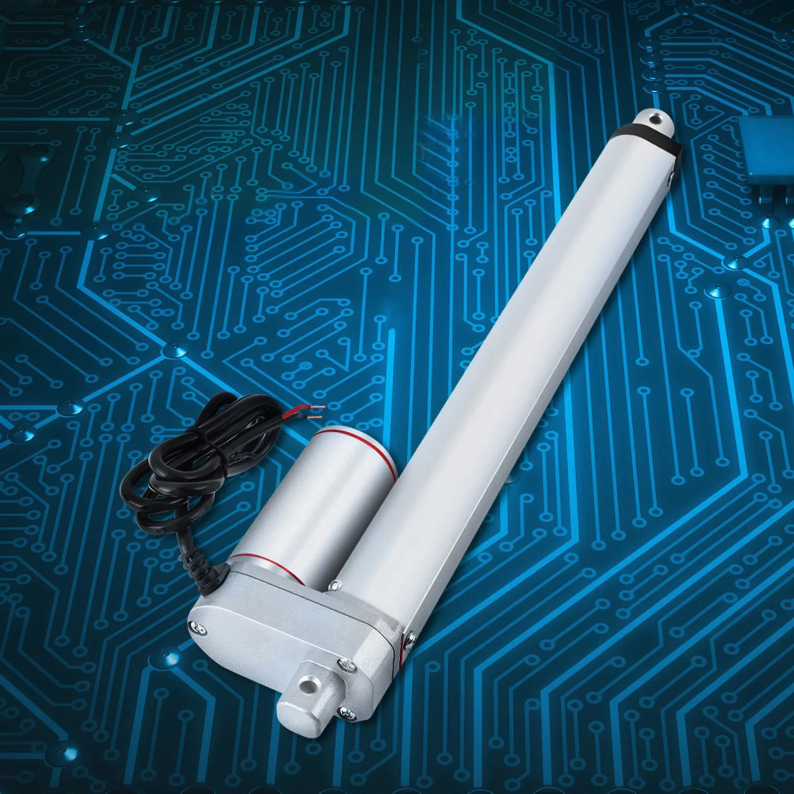 المحرك الخطي الكهربائي مضرب تيار مستمر 12 فولت 1000N السكتة الدماغية 50-500 مللي متر المحرك الخطي رفع قوس المحرك الكهربائي