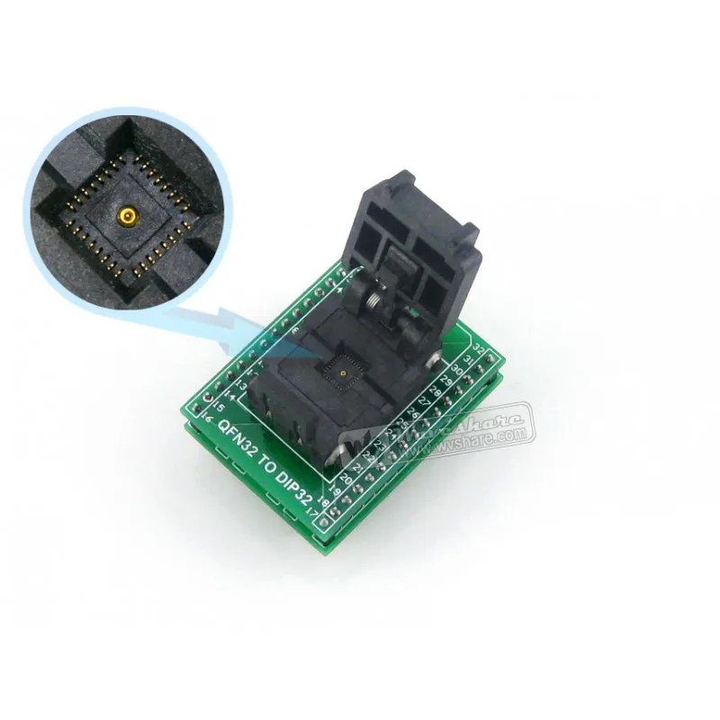 QFN32 TO DIP32, Programmer Adapter